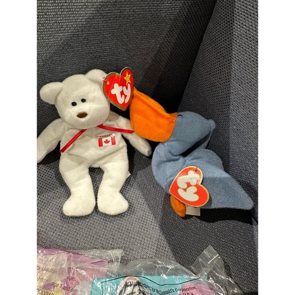 Ty Beanie Babies McDonald's Plush Toys Lot of 4 Teenie Beanies - Picture 6 of 6